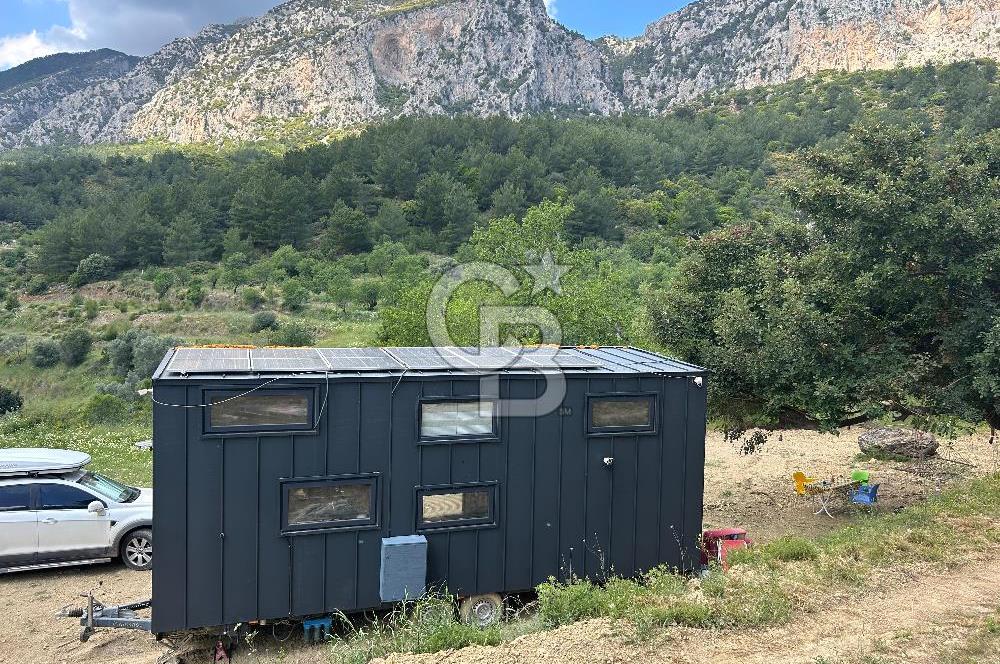 DATÇA HIZIRŞAHTA İÇİNDE TINYHOUSE OLAN MEYVE BAHÇESİ YOLU OLAN 