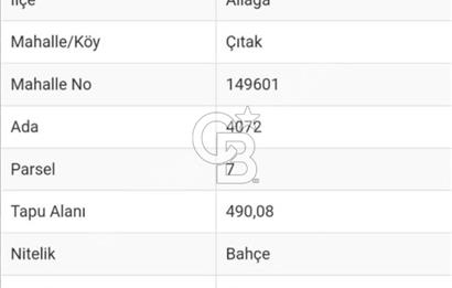 COLDWELL BANKER'DAN ÇITAK'TA KÖY İÇİ YOLU OLAN SATILIK BAHÇE