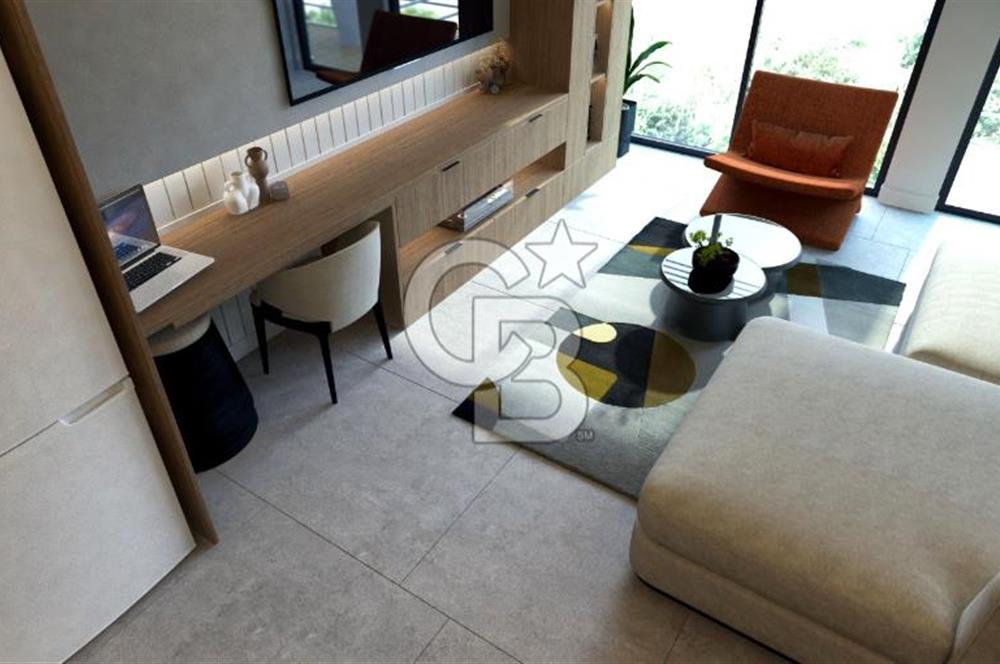 ALİAĞA MERKEZDE LÜKS TASARIMLI 1+1 SATILIK DAİRE