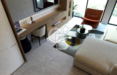 ALİAĞA MERKEZDE LÜKS TASARIMLI 1+1 SATILIK DAİRE
