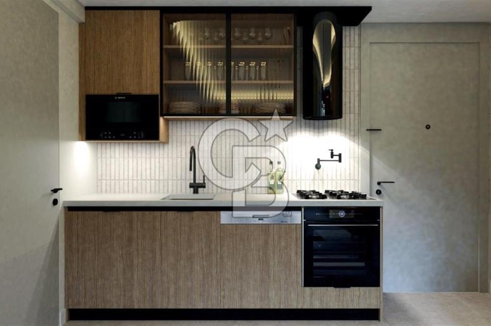 ALİAĞA MERKEZDE LÜKS TASARIMLI 1+1 SATILIK DAİRE