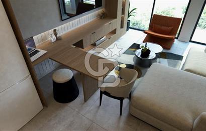ALİAĞA MERKEZDE LÜKS TASARIMLI 1+1 SATILIK DAİRE