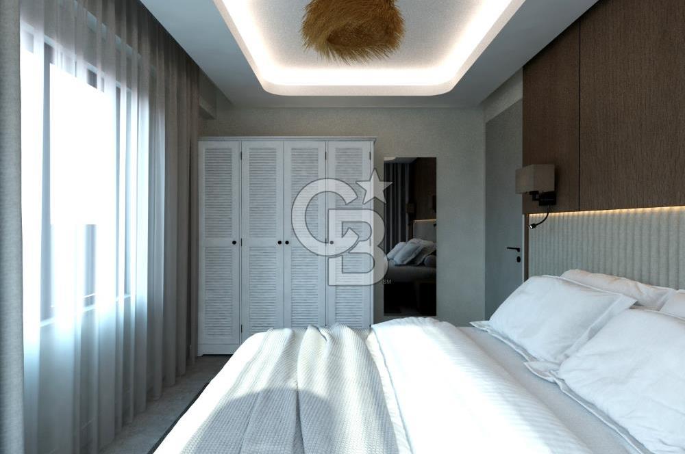 ALİAĞA MERKEZDE LÜKS TASARIMLI 1+1 SATILIK DAİRE