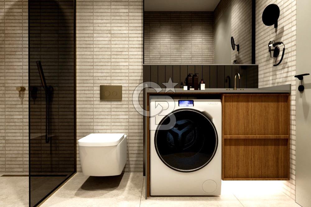 ALİAĞA MERKEZDE LÜKS TASARIMLI 1+1 SATILIK DAİRE
