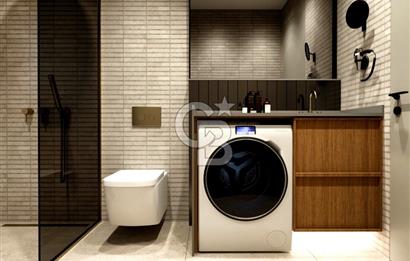 ALİAĞA MERKEZDE LÜKS TASARIMLI 1+1 SATILIK DAİRE