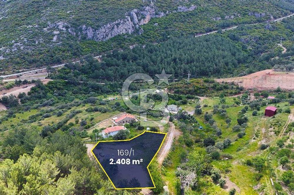 DATÇA HIZIRŞAHTA İÇİNDE TINYHOUSE OLAN MEYVE BAHÇESİ YOLU OLAN 