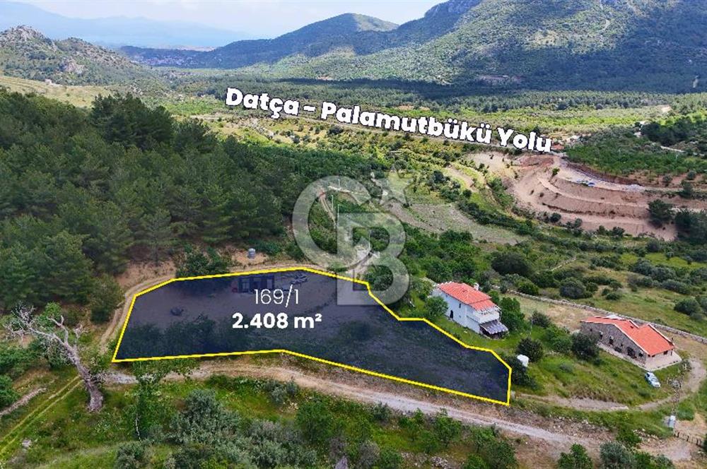 DATÇA HIZIRŞAHTA İÇİNDE TINYHOUSE OLAN MEYVE BAHÇESİ YOLU OLAN 