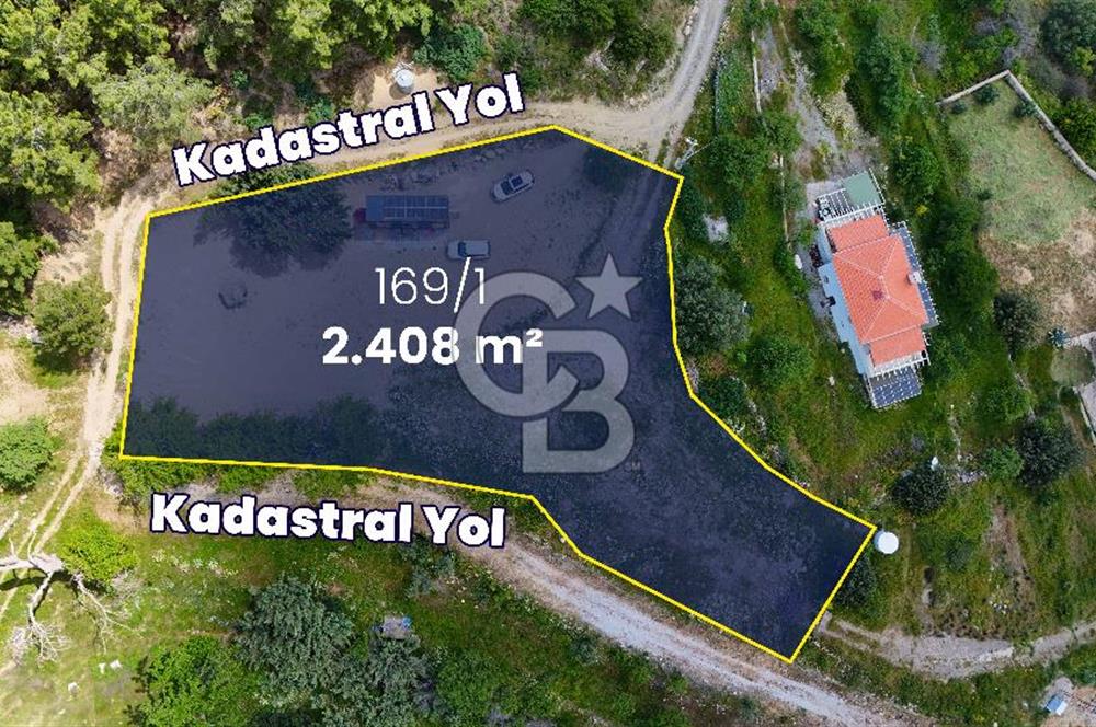 DATÇA HIZIRŞAHTA İÇİNDE TINYHOUSE OLAN MEYVE BAHÇESİ YOLU OLAN 