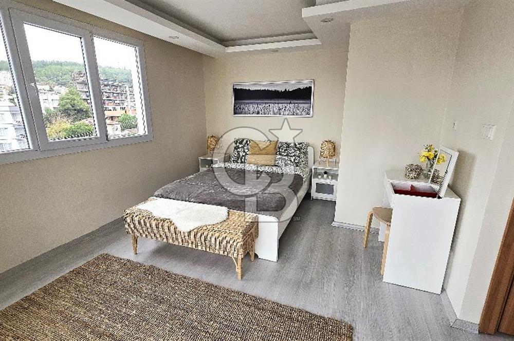 ALİAĞA MERKEZDE İKEA'DAN EŞYALANDIRILMIŞ 1+1 DUBLEKS DAİRE
