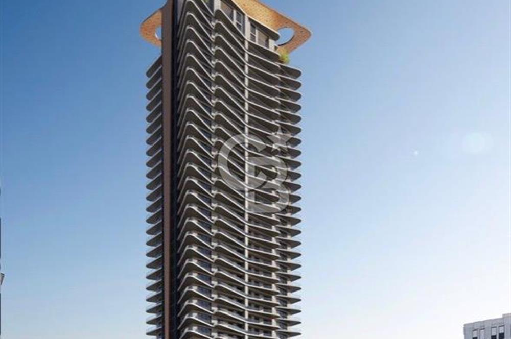 Vivan Tower'da satılık 1+1 daire.