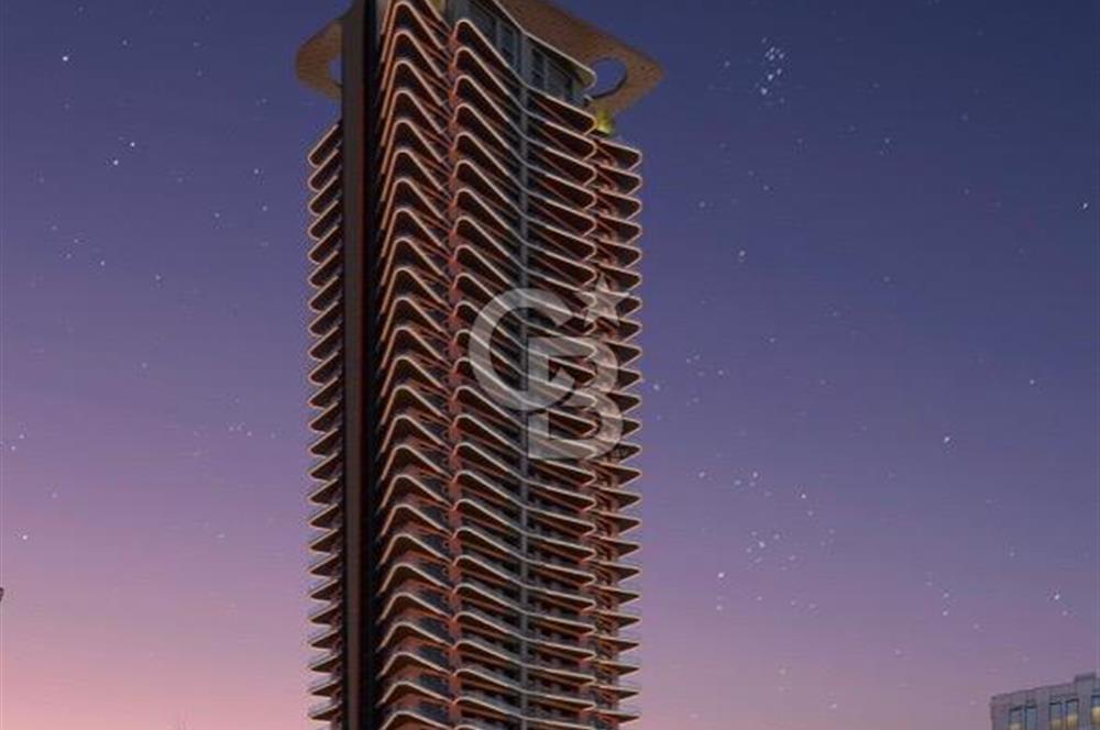 Vivan Tower'da satılık 1+1 daire.