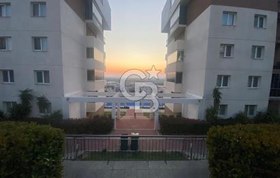 Çiğli Evka 5'te Palmiye Teras Park Sitesinde Kiralık 1+1