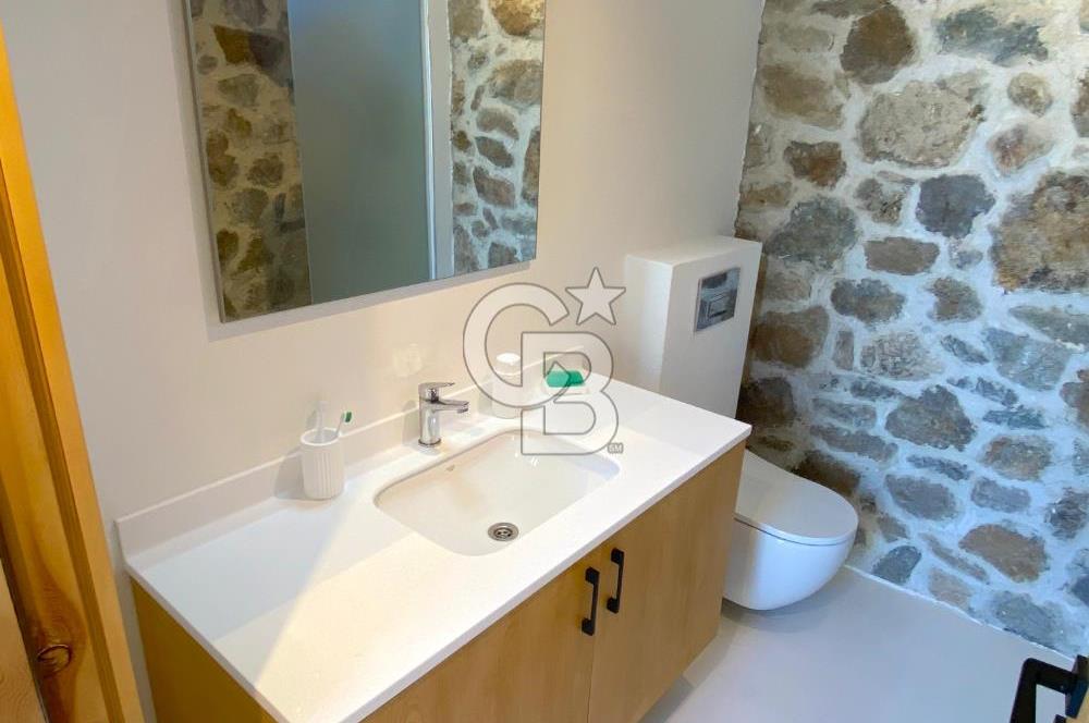 BODRUM GÜMÜŞLÜK ÖZEL MİMARİ MÜSTAKİL SATILIK TAŞ EV