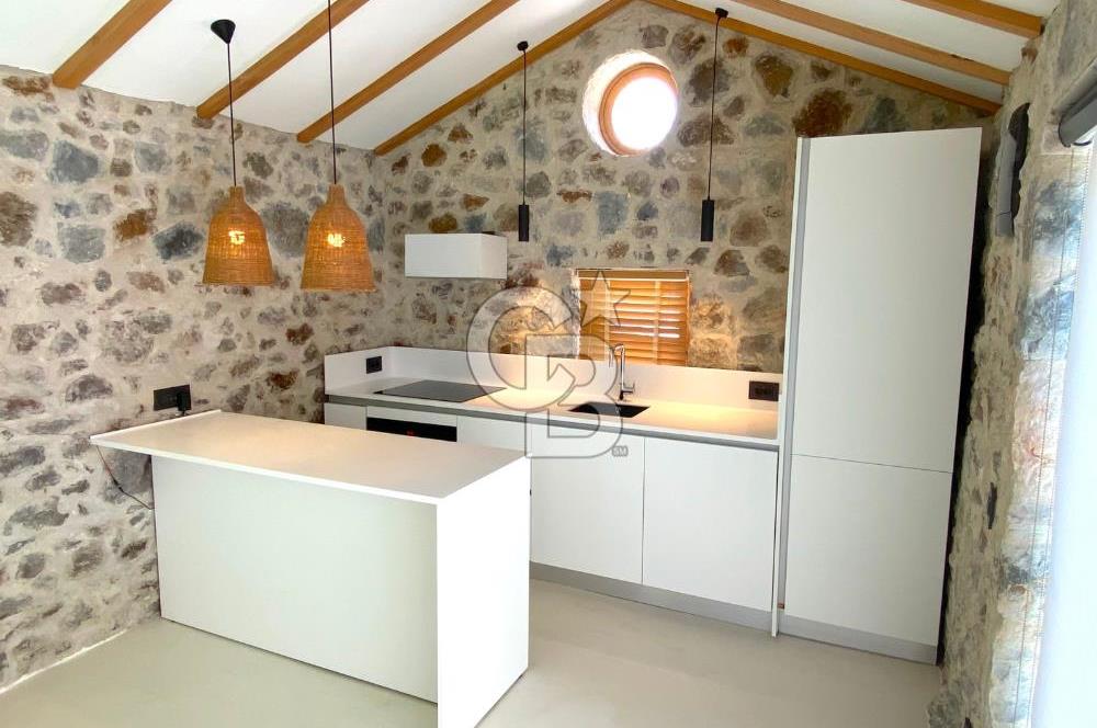 BODRUM GÜMÜŞLÜK ÖZEL MİMARİ MÜSTAKİL SATILIK TAŞ EV