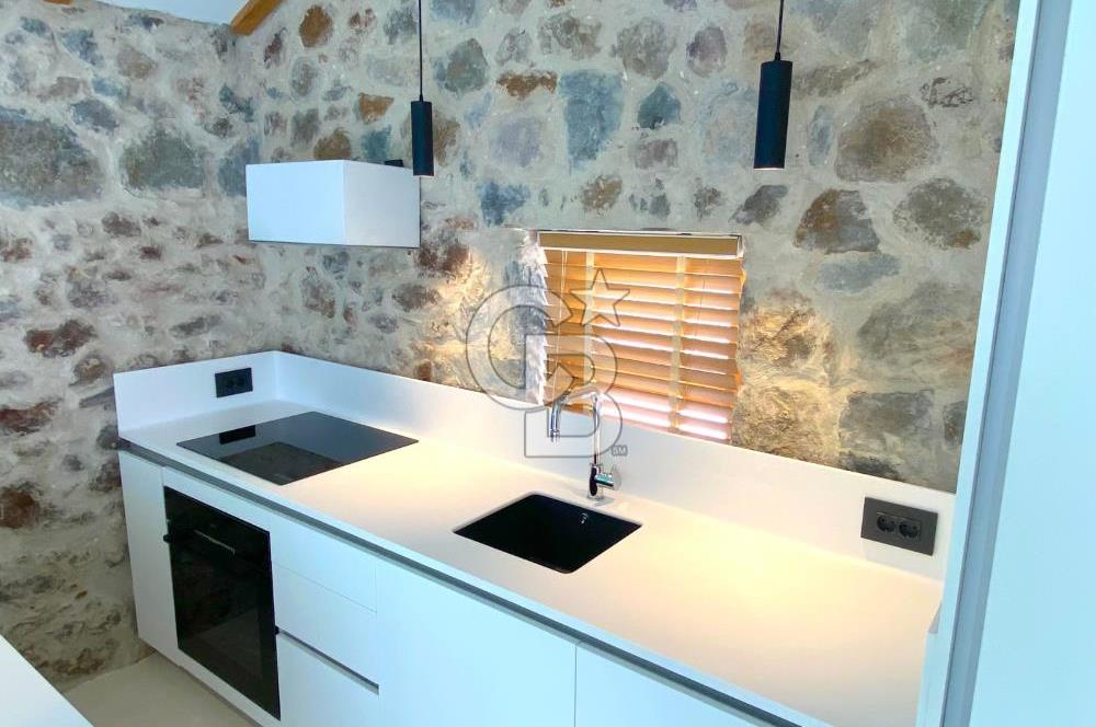 BODRUM GÜMÜŞLÜK ÖZEL MİMARİ MÜSTAKİL SATILIK TAŞ EV