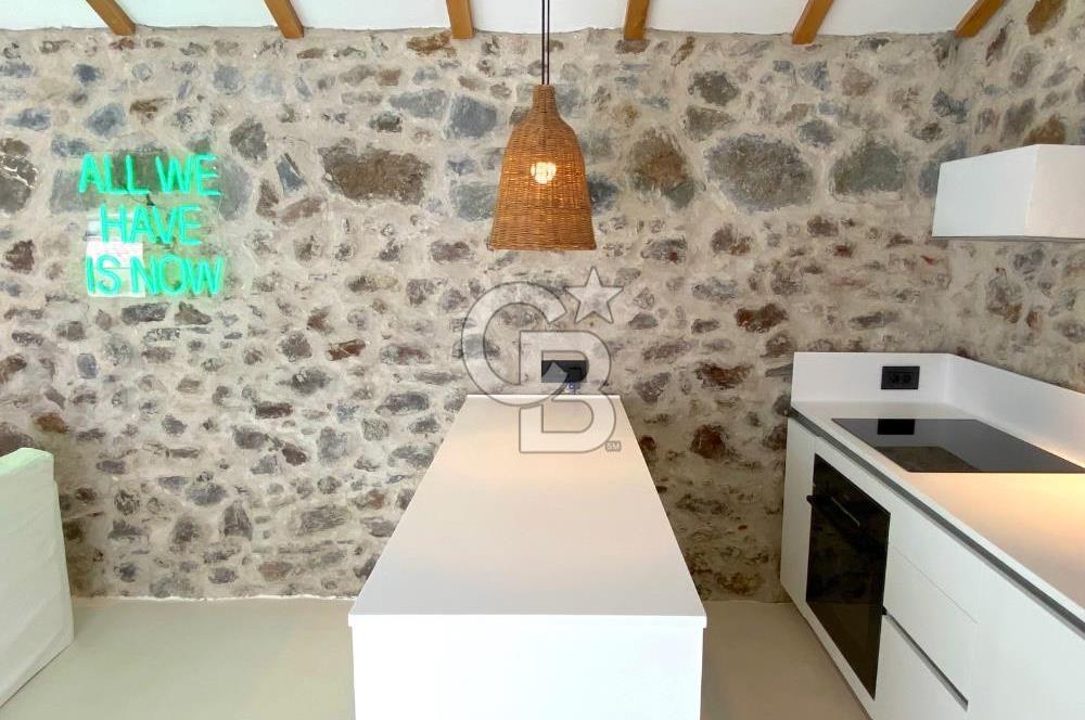 BODRUM GÜMÜŞLÜK ÖZEL MİMARİ MÜSTAKİL SATILIK TAŞ EV