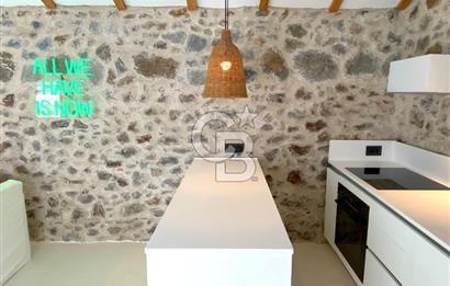 BODRUM GÜMÜŞLÜK ÖZEL MİMARİ MÜSTAKİL SATILIK TAŞ EV