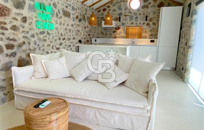 BODRUM GÜMÜŞLÜK ÖZEL MİMARİ MÜSTAKİL SATILIK TAŞ EV