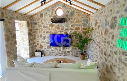 BODRUM GÜMÜŞLÜK ÖZEL MİMARİ MÜSTAKİL SATILIK TAŞ EV