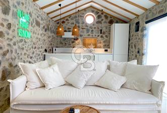BODRUM GÜMÜŞLÜK ÖZEL MİMARİ MÜSTAKİL SATILIK TAŞ EV