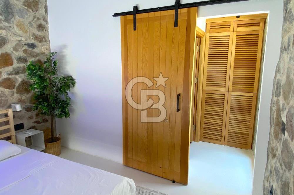 BODRUM GÜMÜŞLÜK ÖZEL MİMARİ MÜSTAKİL SATILIK TAŞ EV