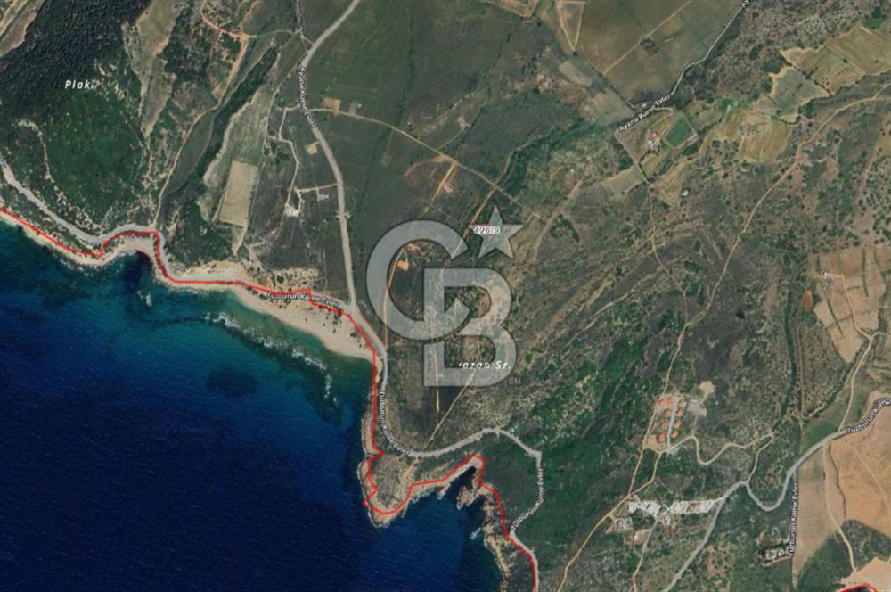 BOZCAADA AYANA KOYUNDA DENİZ MANZARALI 312 M² SATILIK ARSA