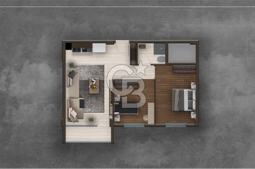 ANKARA / PURSAKLAR'DA LÜKS SATILIK 2+1 DAİRE