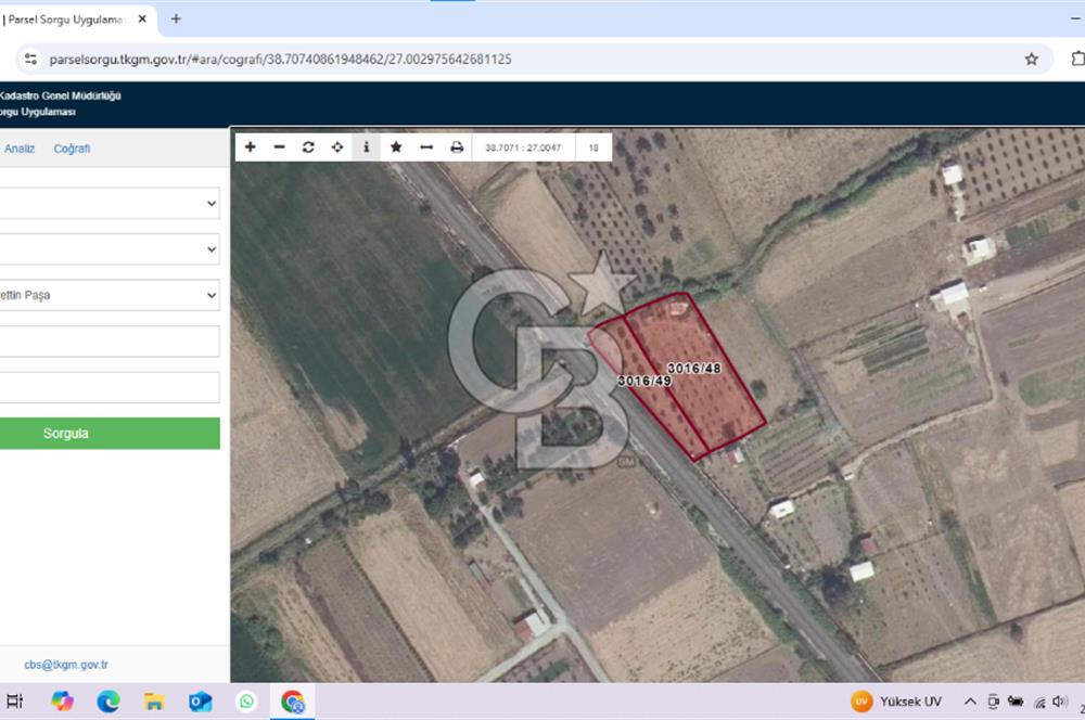 ALİAĞA HELVACI'DA SATILIK (3751 M2) BAHÇE
