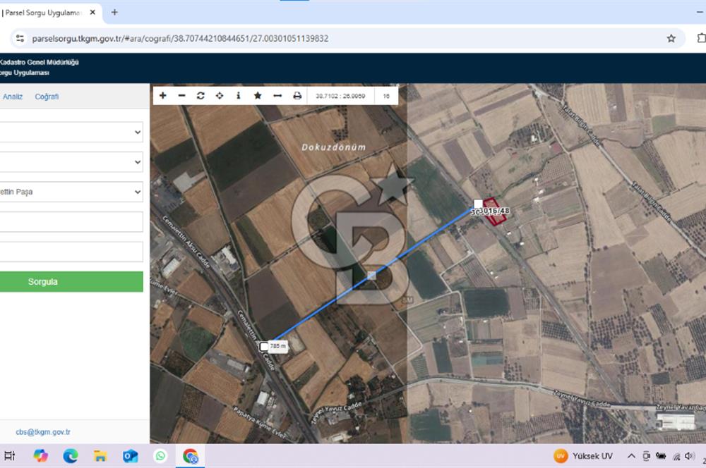 ALİAĞA HELVACI'DA SATILIK (3751 M2) BAHÇE