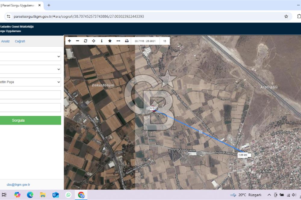 ALİAĞA HELVACI'DA SATILIK (3751 M2) BAHÇE
