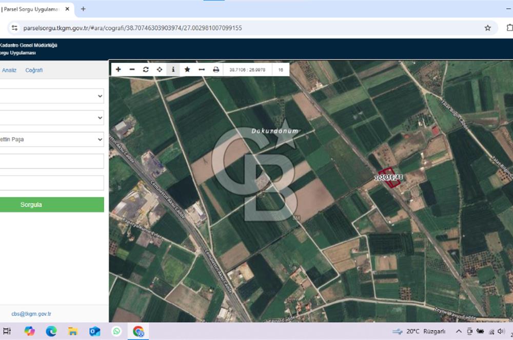 ALİAĞA HELVACI'DA SATILIK (3751 M2) BAHÇE
