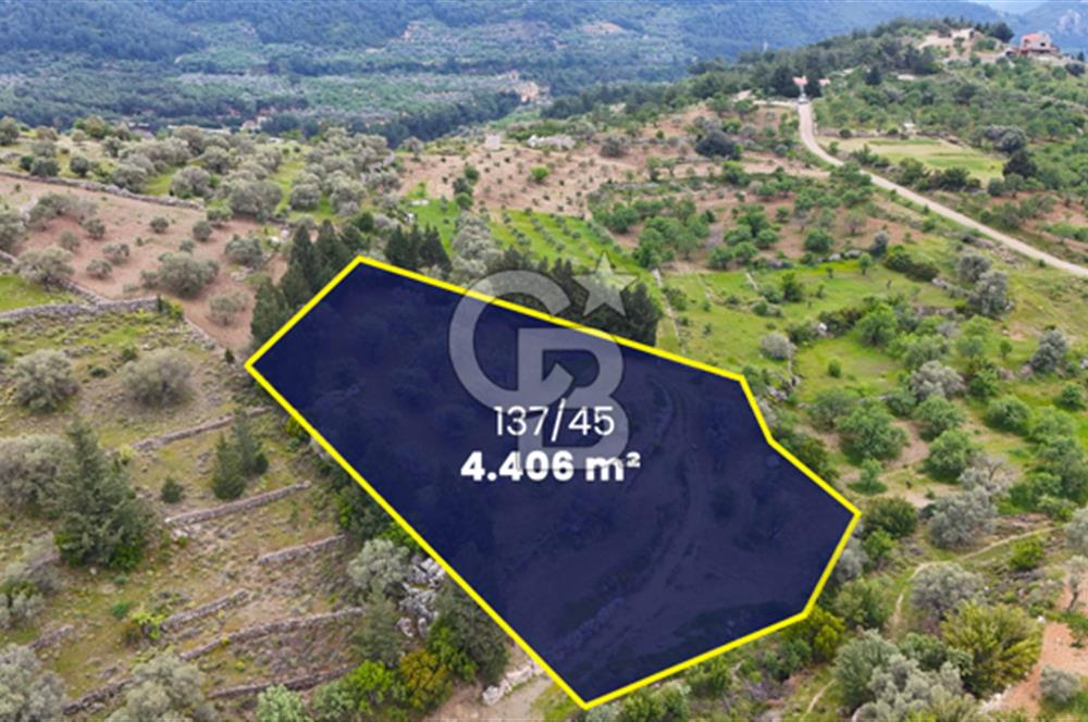Datça Sındı Mahallesinde Satılık 4406 m2 Tarla
