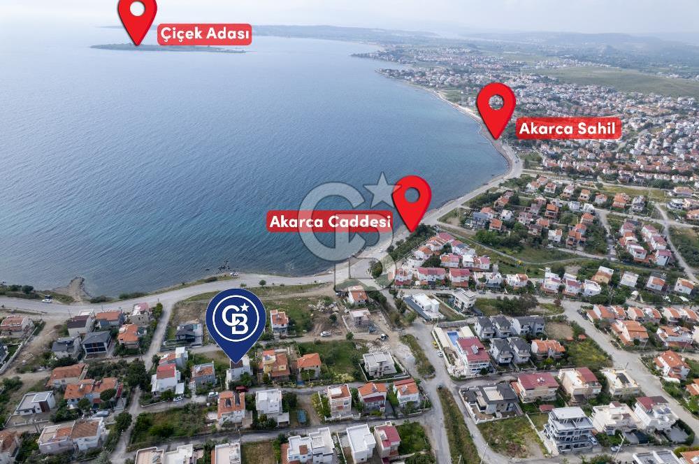 SEFERİHİSAR AKARCADA FULL DENİZ MANZARALI 3 KATLI VİLLA!