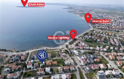 SEFERİHİSAR AKARCADA FULL DENİZ MANZARALI 3 KATLI VİLLA!