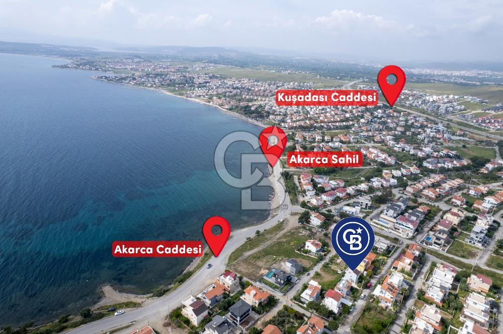 SEFERİHİSAR AKARCADA FULL DENİZ MANZARALI 3 KATLI VİLLA!