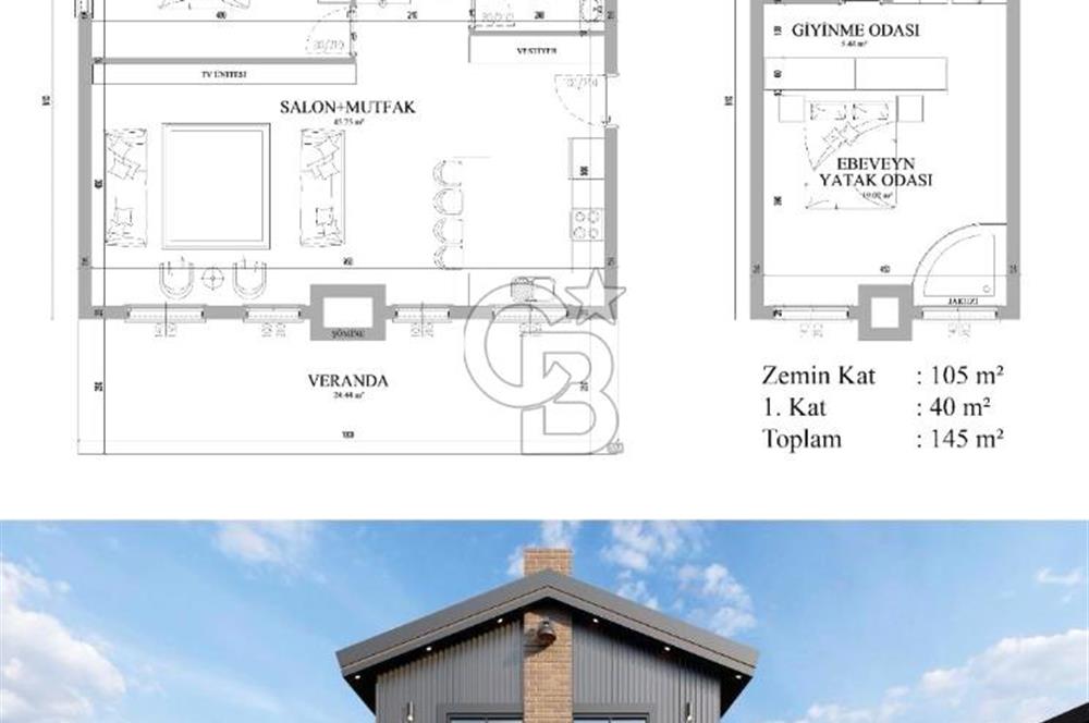 LEZGİ SARIBEYLER'DE ÇELİK KONSTÜKSİYON SATILIK MÜSTAKİL EV
