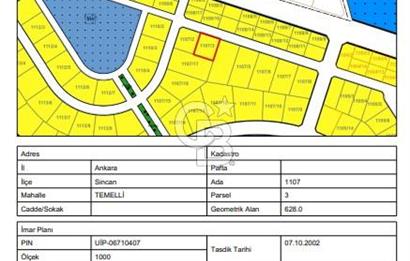 SİNCAN TEMELLİDE SATILIK 628 m2 KONUT ARSASI ve MÜSTAKİL EV