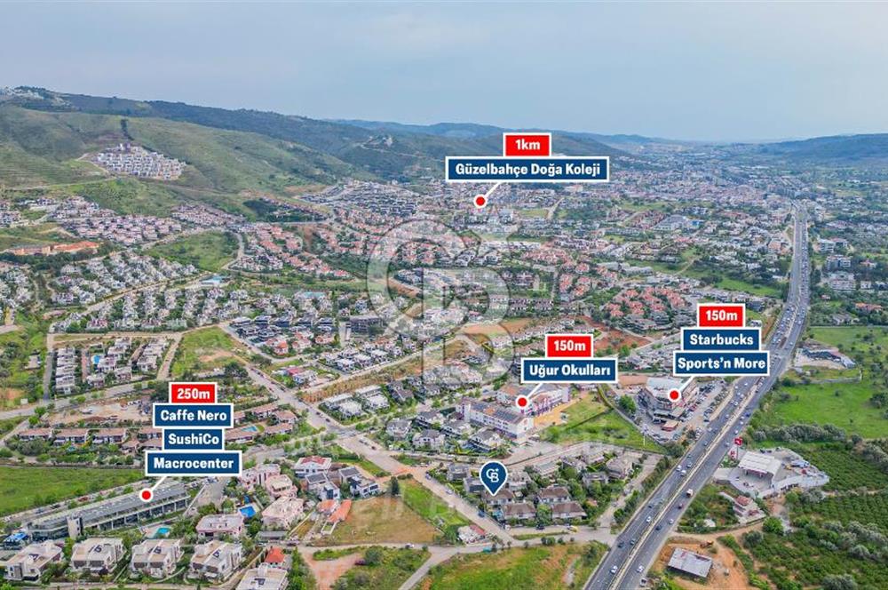 GÜZELBAHÇE KAHRAMANDERE MAHALLESİNDE SATILIK SİTE İÇİ 240 M2 VİLLA