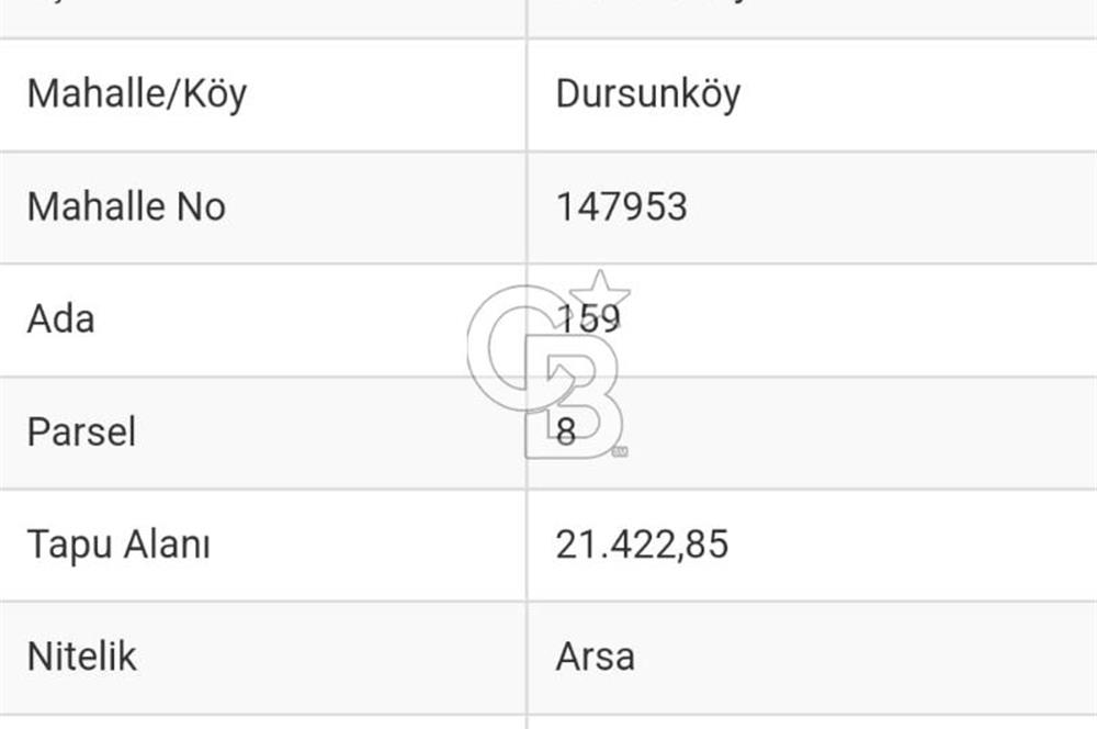Arnavutköy Dursunköy konut imarlı ifrazlı 409 m2 satılık arsa
