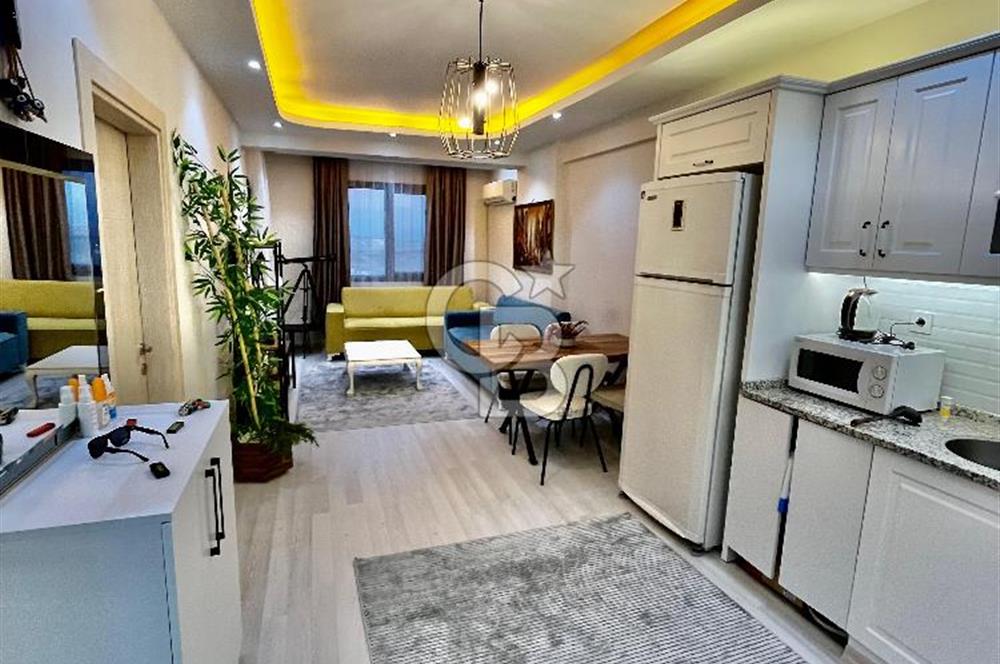 Foça Kazım Dirik Mah. Kiralık Eşyalı Teraslı Daire