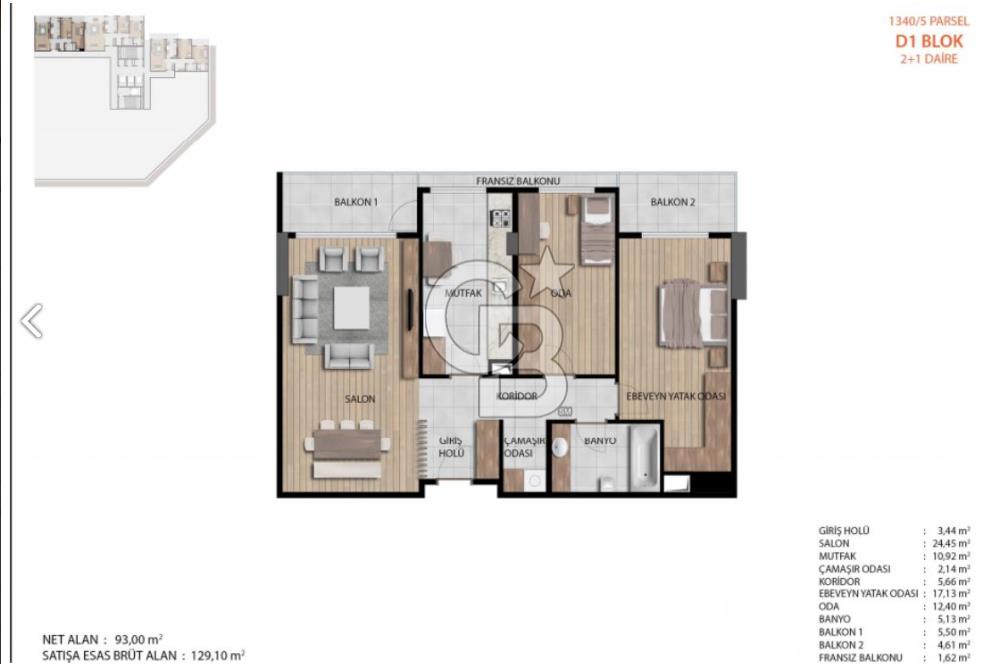 BAŞAKŞEHİR AYAZMA EMLAK KONUTLARINDA KİRALIK 2+1 DAİRE