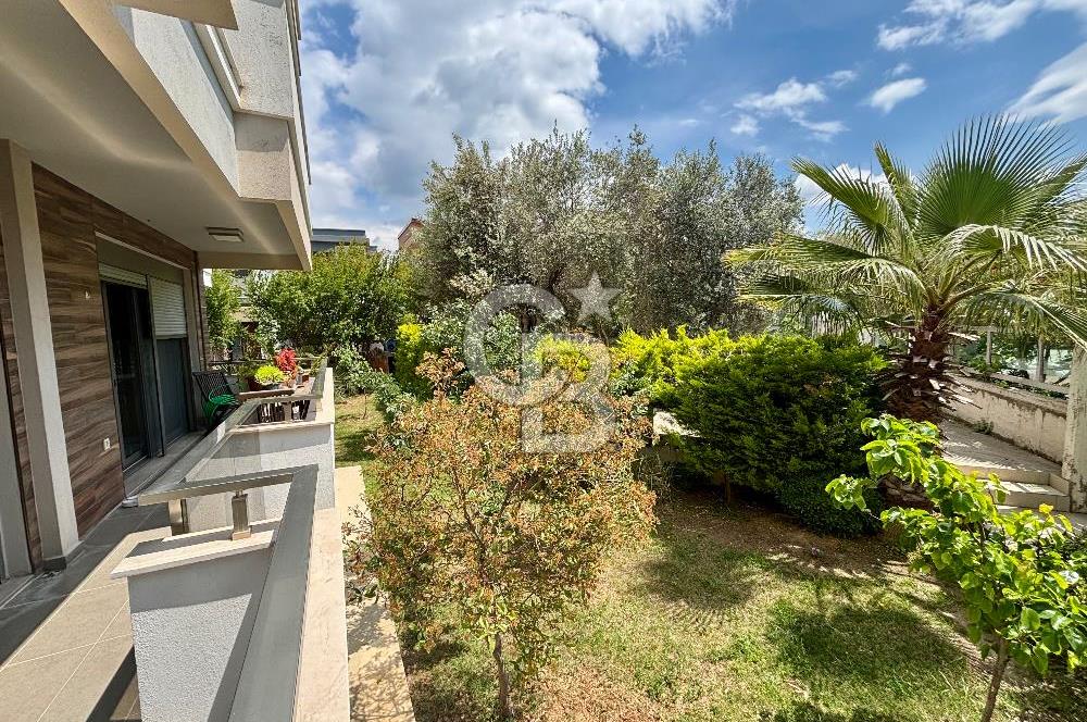 Güzelbahçe Maltepe mah 3+1 145 m2 Net havuzlu otopaeklı bahce katı daire