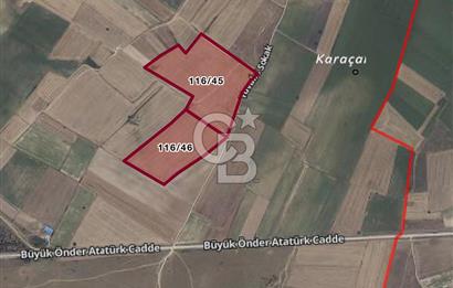 TEKİRDAĞ SARAY MEVKİİ 2 PARSEL BİTİŞİK 108.073 m2 TARLA