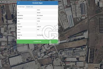 ADANA SEYHAN SARIHAMZALI’DA SATILIK 150 M² SANAYİ İMARLI ARSA