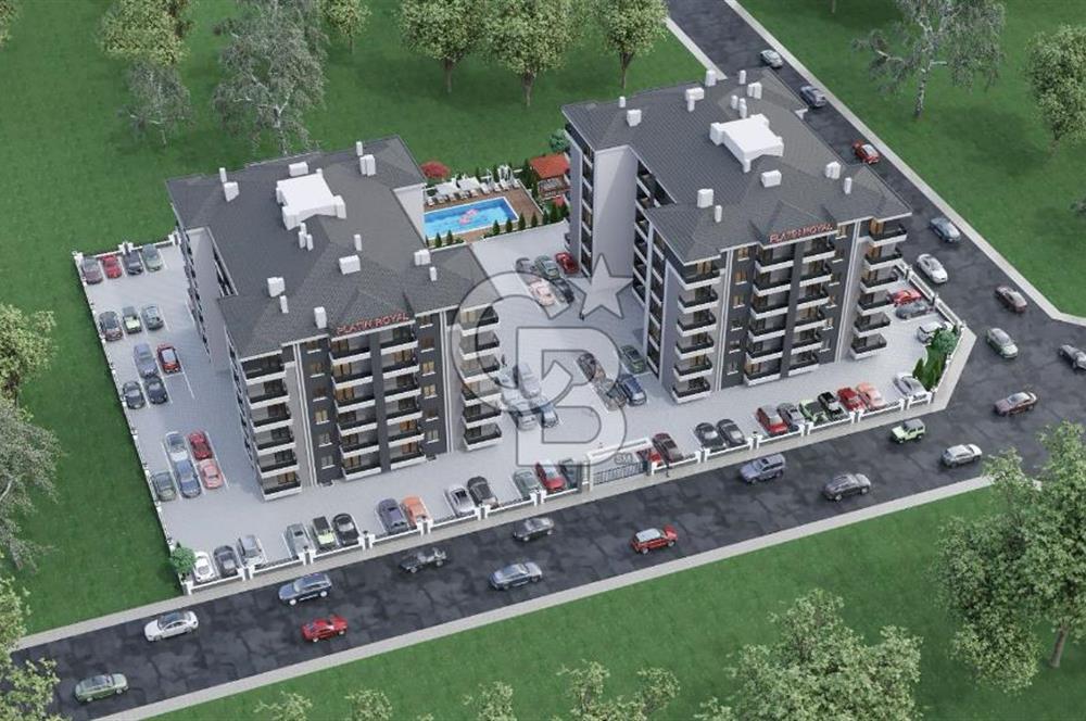 PLATİN ROYAL DE SATILIK SIFIR 1+1 LÜKS DAİRE