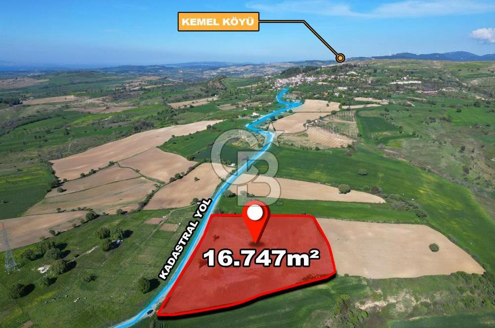 ÇANAKKALE MERKEZ KEMELDE DENİZ MANZARALI TARLA