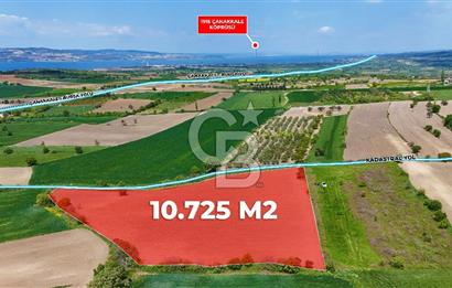 ÇANAKKALE LAPSEKİ KANGIRLI SATILIK TARLA BOĞAZ VE KÖPRÜ MANZARALI 
