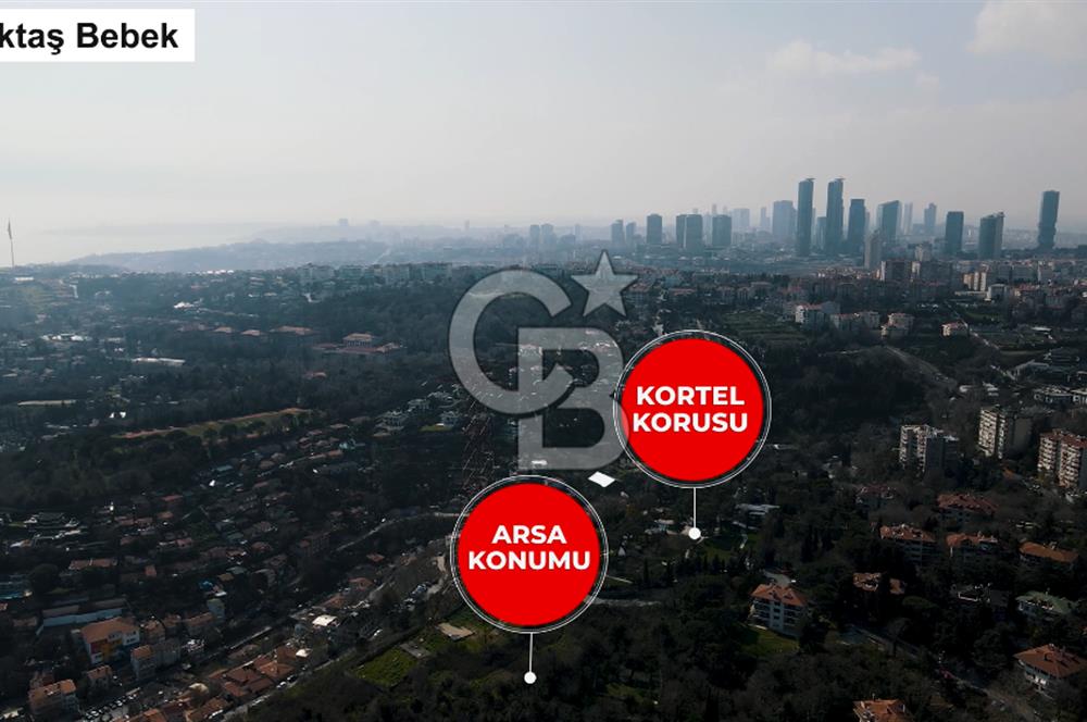 Bebekte 917 m² Boğaz ve İstanbul Manzaralı Emsalsiz Arazi