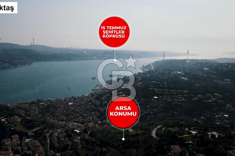 Bebekte 917 m² Boğaz ve İstanbul Manzaralı Emsalsiz Arazi