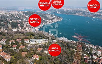 Bebekte 917 m² Boğaz ve İstanbul Manzaralı Emsalsiz Arazi